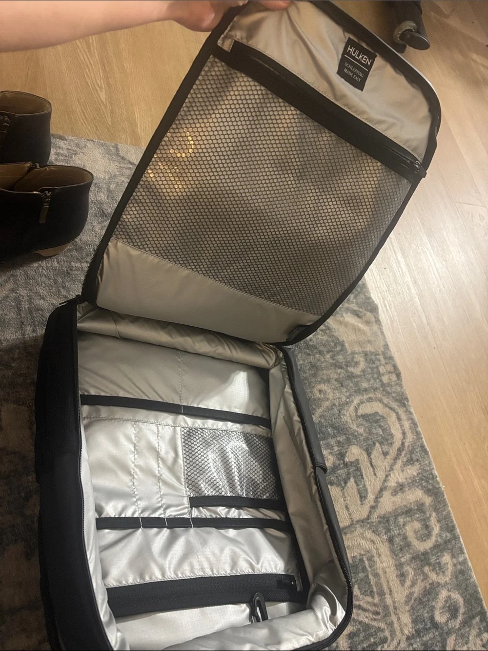 Black Men's Backpack – Sleek Urban Carry